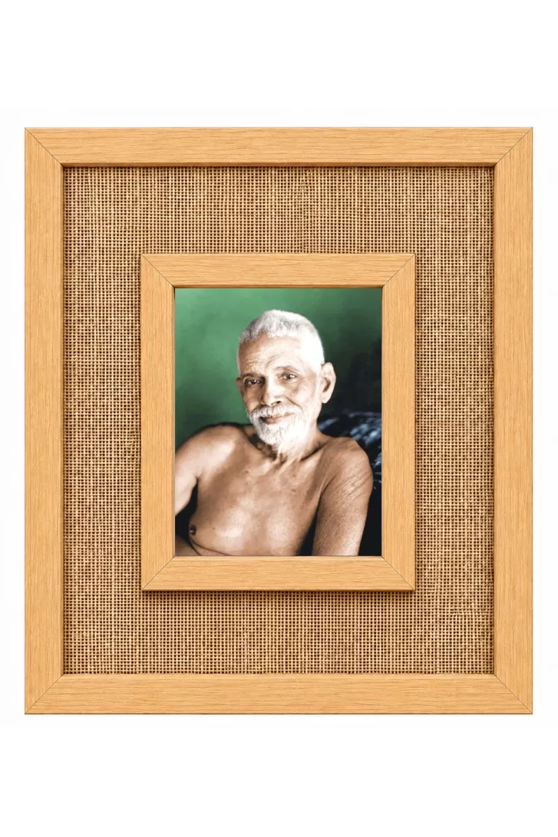 Ramana Maharshi Laminated Jute Wall Photo Frame, 14 X 16 Inch (F174228)