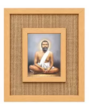 Ramakrishna Paramahamsa Laminated Jute Wall Photo Frame, 14 X 16 Inch (F174232) Ramakrishna Paramahamsa Laminated Jute Wall Photo Frame, 14 X 16 Inch (F174232)