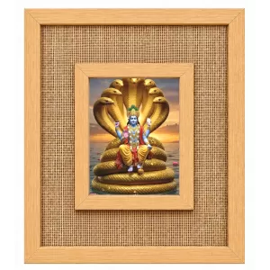 Lord Vishnu Laminated Jute Wall Photo Frame, 14 X 16 Inch (F174245) Lord Vishnu Laminated Jute Wall Photo Frame, 14 X 16 Inch (F174245)