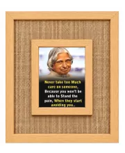 A. P. J. Abdul Kalam Laminated Jute Wall Photo Frame, 14 X 16 Inch (F174255) A. P. J. Abdul Kalam Laminated Jute Wall Photo Frame, 14 X 16 Inch (F174255)