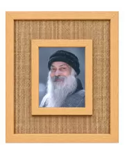Osho Laminated Jute Wall Photo Frame, 14 X 16 Inch (F174274)