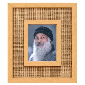 Osho Laminated Jute Wall Photo Frame, 14 X 16 Inch (F174274)