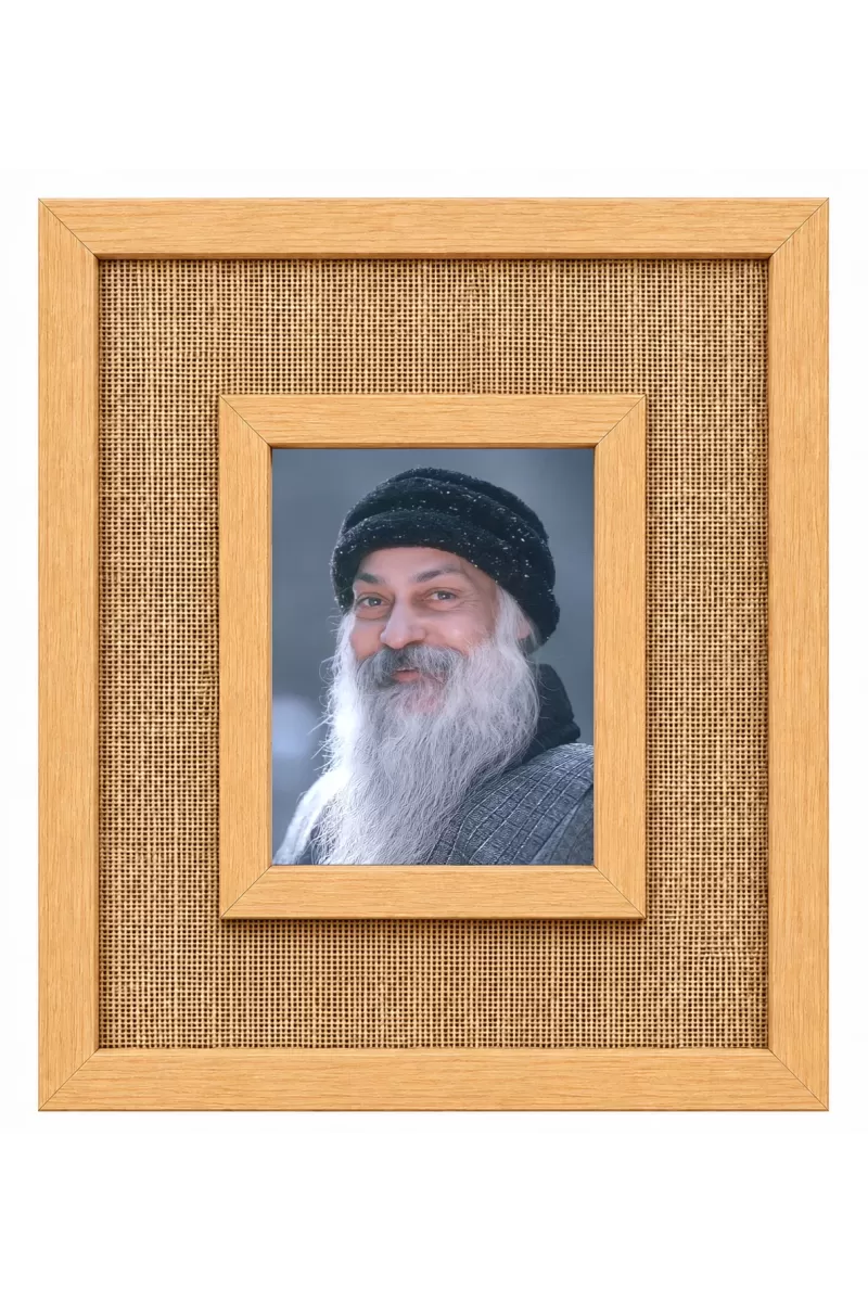 Osho Laminated Jute Wall Photo Frame, 14 X 16 Inch (F174274)