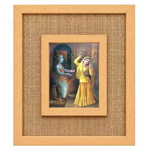 Mira Bai Laminated Jute Wall Photo Frame, 14 X 16 Inch (F174278) Mira Bai Laminated Jute Wall Photo Frame, 14 X 16 Inch (F174278)