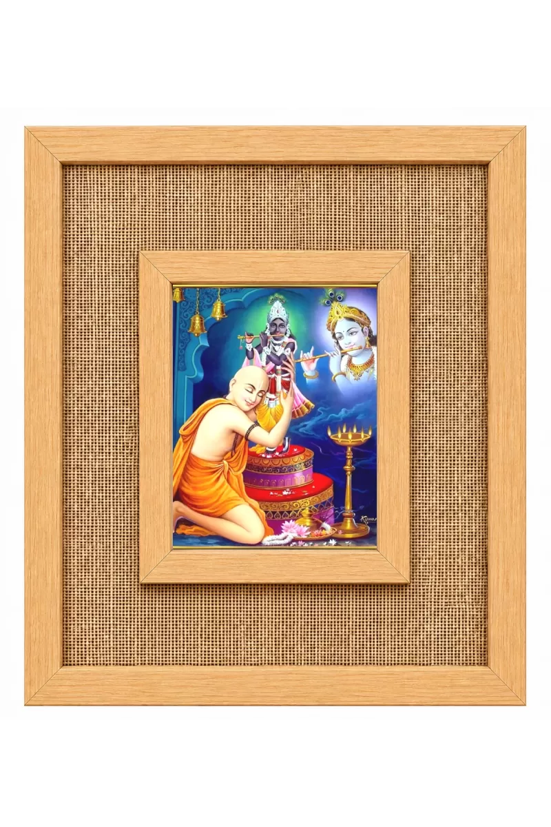 Shree Chaitannya Laminated Jute Wall Photo Frame, 14 X 16 Inch (F174280)