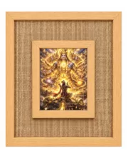 Lord Laminated Jute Wall Photo Frame, 14 X 16 Inch (F174281)