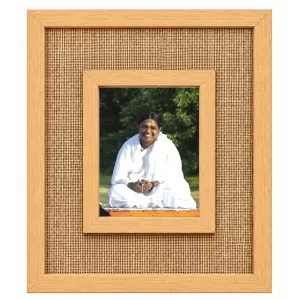 Mata Amritanandamyai Laminated Jute Wall Photo Frame, 14 X 16 Inch (F174307) Mata Amritanandamyai Laminated Jute Wall Photo Frame, 14 X 16 Inch (F174307)