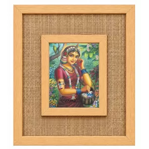 Radha Rani Laminated Jute Wall Photo Frame, 14 X 16 Inch (F174308) Radha Rani Laminated Jute Wall Photo Frame, 14 X 16 Inch (F174308)