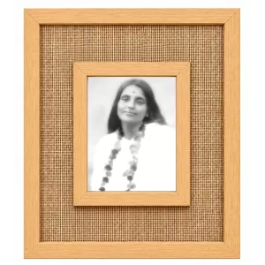 Anandamayi Ma Laminated Jute Wall Photo Frame, 14 X 16 Inch (F174338)