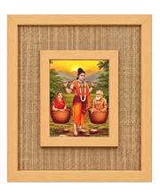 Shravan Kumar Laminated Jute Wall Photo Frame, 14 X 16 Inch (F174345)
