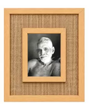 Ramana Maharshi Laminated Jute Wall Photo Frame, 14 X 16 Inch (F174356) Ramana Maharshi Laminated Jute Wall Photo Frame, 14 X 16 Inch (F174356)