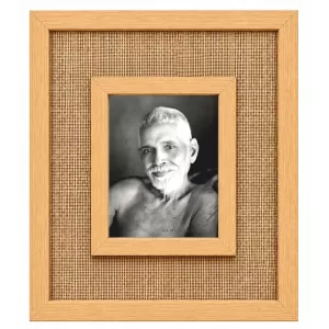 Ramana Maharshi Laminated Jute Wall Photo Frame, 14 X 16 Inch (F174356) Ramana Maharshi Laminated Jute Wall Photo Frame, 14 X 16 Inch (F174356)