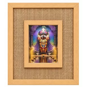 Lord Jagannath Laminated Jute Wall Photo Frame, 14 X 16 Inch (F174372) Lord Jagannath Laminated Jute Wall Photo Frame, 14 X 16 Inch (F174372)
