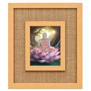 Shree Shree Ramakrishna Laminated Jute Wall Photo Frame, 14 X 16 Inch (F174374) Shree Shree Ramakrishna Laminated Jute Wall Photo Frame, 14 X 16 Inch (F174374)