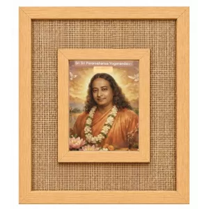 Paramahansa Yogananda Laminated Jute Wall Photo Frame, 14 X 16 Inch (F174386) Paramahansa Yogananda Laminated Jute Wall Photo Frame, 14 X 16 Inch (F174386)