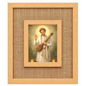 Shree Namdev Maharaj Laminated Jute Wall Photo Frame, 14 X 16 Inch (F174398) Shree Namdev Maharaj Laminated Jute Wall Photo Frame, 14 X 16 Inch (F174398)