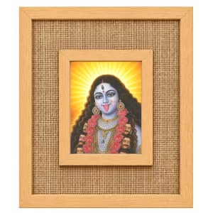 Goddess Kali Laminated Jute Wall Photo Frame, 14 X 16 Inch (F174413) Goddess Kali Laminated Jute Wall Photo Frame, 14 X 16 Inch (F174413)