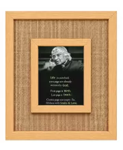 A. P. J. Abdul Kalam Laminated Jute Wall Photo Frame, 14 X 16 Inch (F174423) A. P. J. Abdul Kalam Laminated Jute Wall Photo Frame, 14 X 16 Inch (F174423)