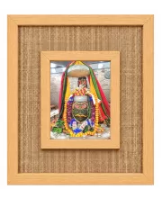 Mahakal Laminated Jute Wall Photo Frame, 14 X 16 Inch (F174427)