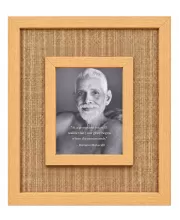 Ramana Maharshi Laminated Jute Wall Photo Frame, 14 X 16 Inch (F174431) Ramana Maharshi Laminated Jute Wall Photo Frame, 14 X 16 Inch (F174431)