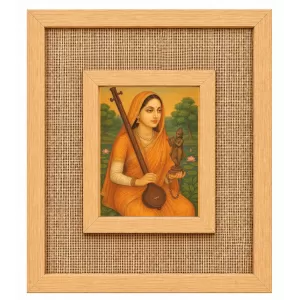 Meerabai Laminated Jute Wall Photo Frame, 14 X 16 Inch (F174437) Meerabai Laminated Jute Wall Photo Frame, 14 X 16 Inch (F174437)