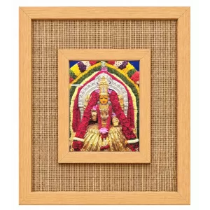 Goddess Nimishamba Devi Laminated Jute Wall Photo Frame, 14 X 16 Inch (F174466) Goddess Nimishamba Devi Laminated Jute Wall Photo Frame, 14 X 16 Inch (F174466)