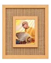 Pravupad Laminated Jute Wall Photo Frame, 14 X 16 Inch (F174467)