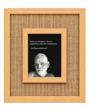 Ramana Maharshi Laminated Jute Wall Photo Frame, 14 X 16 Inch (F174472) Ramana Maharshi Laminated Jute Wall Photo Frame, 14 X 16 Inch (F174472)