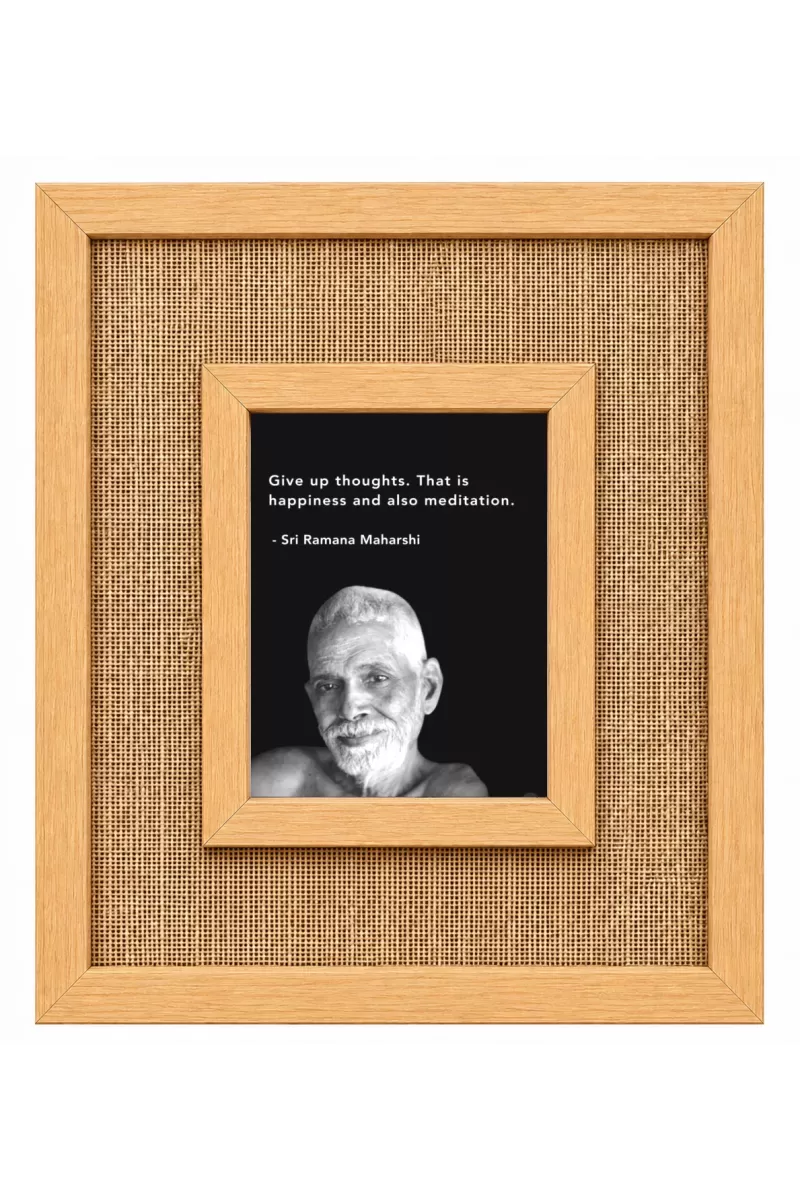 Ramana Maharshi Laminated Jute Wall Photo Frame, 14 X 16 Inch (F174472)