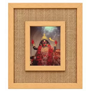 Goddess Kali Laminated Jute Wall Photo Frame, 14 X 16 Inch (F174485) Goddess Kali Laminated Jute Wall Photo Frame, 14 X 16 Inch (F174485)