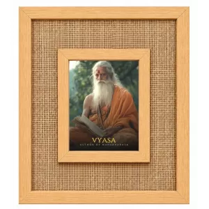 Ved Vyasa Laminated Jute Wall Photo Frame, 14 X 16 Inch (F174511) Ved Vyasa Laminated Jute Wall Photo Frame, 14 X 16 Inch (F174511)