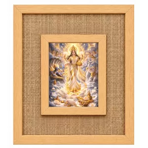 Maa Ganga Laminated Jute Wall Photo Frame, 14 X 16 Inch (F174516) Maa Ganga Laminated Jute Wall Photo Frame, 14 X 16 Inch (F174516)