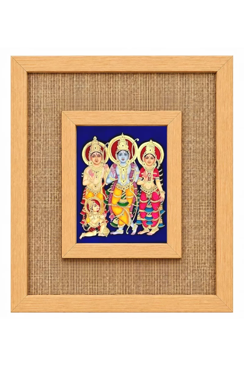 Ram Laminated Jute Wall Photo Frame, 14 X 16 Inch (F174538)