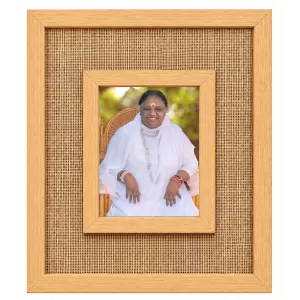 Maa Amritanandamayi Laminated Jute Wall Photo Frame, 14 X 16 Inch (F174543) Maa Amritanandamayi Laminated Jute Wall Photo Frame, 14 X 16 Inch (F174543)
