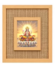 Surya Dev Laminated Jute Wall Photo Frame, 14 X 16 Inch (F174544)