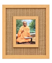 A.C. Bhaktivedanta Swami Prabhupad Laminated Jute Wall Photo Frame, 14 X 16 Inch (F174560) A.C. Bhaktivedanta Swami Prabhupad Laminated Jute Wall Photo Frame, 14 X 16 Inch (F174560)