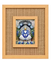 Khatu Shyam Laminated Jute Wall Photo Frame, 14 X 16 Inch (F174563)