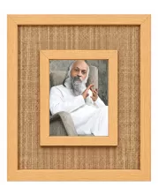 Osho Laminated Jute Wall Photo Frame, 14 X 16 Inch (F174574)
