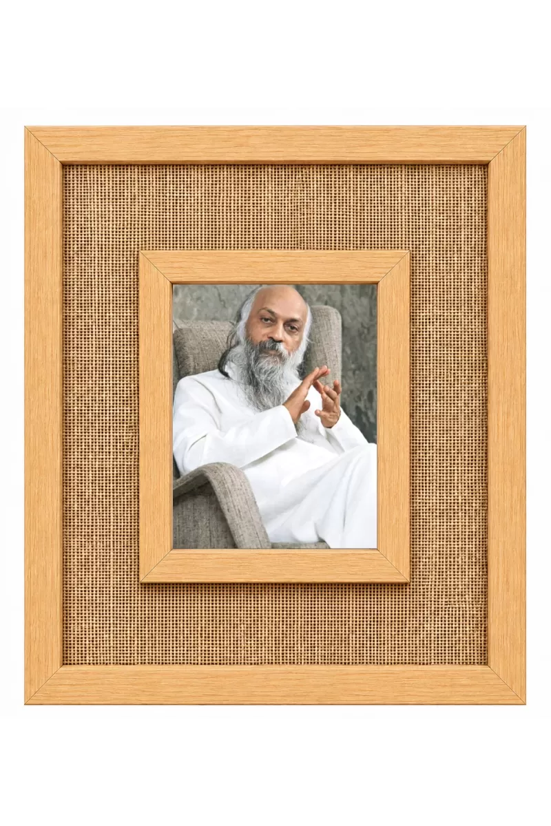 Osho Laminated Jute Wall Photo Frame, 14 X 16 Inch (F174574)