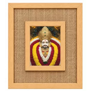 Khatu Shyam Laminated Jute Wall Photo Frame, 14 X 16 Inch (F174588) Khatu Shyam Laminated Jute Wall Photo Frame, 14 X 16 Inch (F174588)