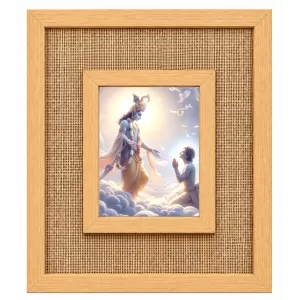 Lord Krishna Laminated Jute Wall Photo Frame, 14 X 16 Inch (F174593) Lord Krishna Laminated Jute Wall Photo Frame, 14 X 16 Inch (F174593)