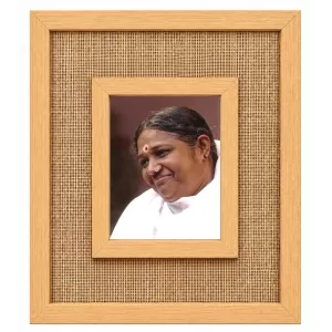 Mata Amritanandamayi Laminated Jute Wall Photo Frame, 14 X 16 Inch (F174596) Mata Amritanandamayi Laminated Jute Wall Photo Frame, 14 X 16 Inch (F174596)
