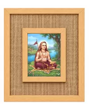 Adi Guru Shankaracharya Laminated Jute Wall Photo Frame, 14 X 16 Inch (F174599) Adi Guru Shankaracharya Laminated Jute Wall Photo Frame, 14 X 16 Inch (F174599)