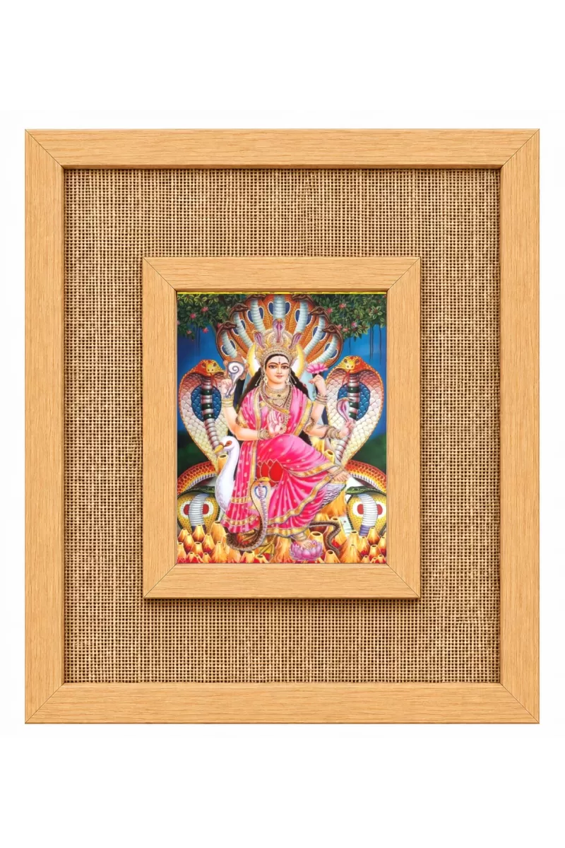 Ma Manasa Laminated Jute Wall Photo Frame, 14 X 16 Inch (F174624)