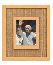L. K. Advani Laminated Jute Wall Photo Frame, 14 X 16 Inch (F174628)