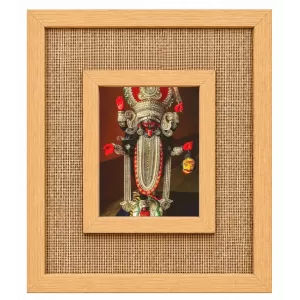 Goddess Kali Laminated Jute Wall Photo Frame, 14 X 16 Inch (F174646) Goddess Kali Laminated Jute Wall Photo Frame, 14 X 16 Inch (F174646)