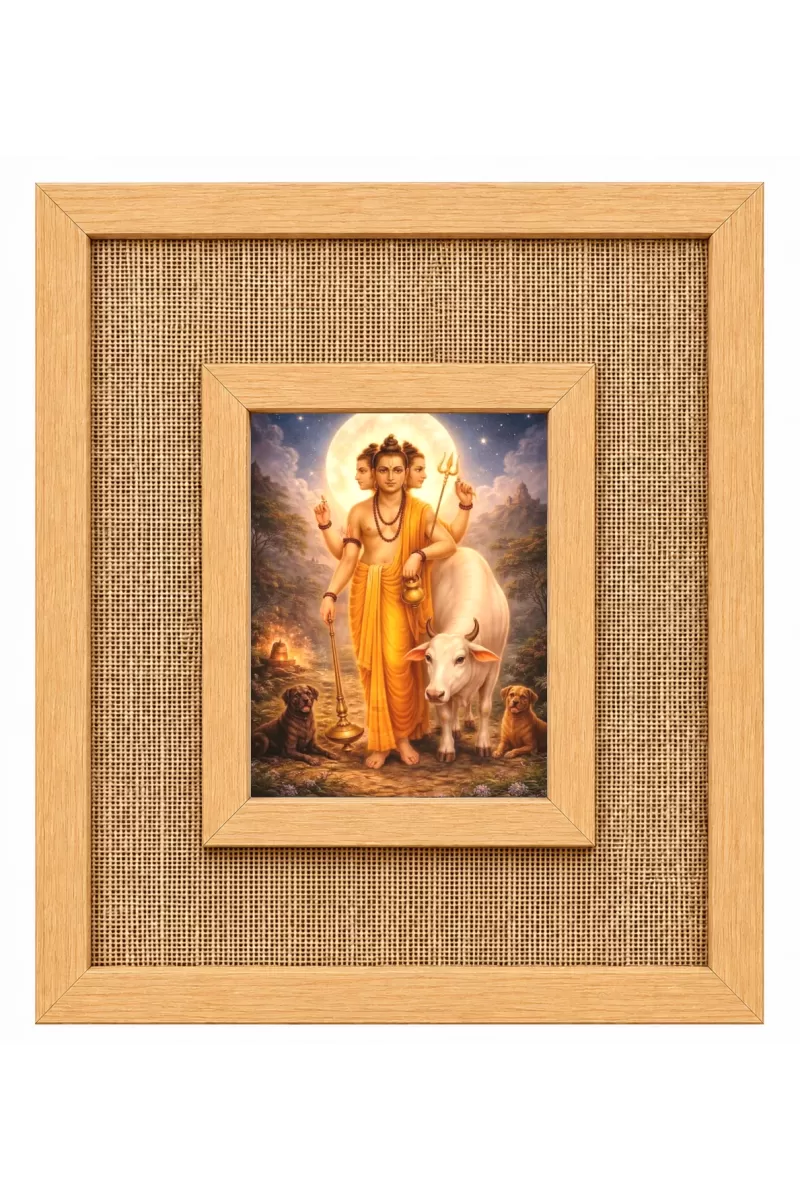 Lord D Laminated Jute Wall Photo Frame, 14 X 16 Inch (F174664)