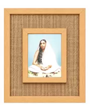 Sarada Devi Laminated Jute Wall Photo Frame, 14 X 16 Inch (F174666)