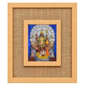 Goddess Kali Laminated Jute Wall Photo Frame, 14 X 16 Inch (F174671) Goddess Kali Laminated Jute Wall Photo Frame, 14 X 16 Inch (F174671)