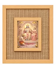 Ram Laminated Jute Wall Photo Frame, 14 X 16 Inch (F174686)